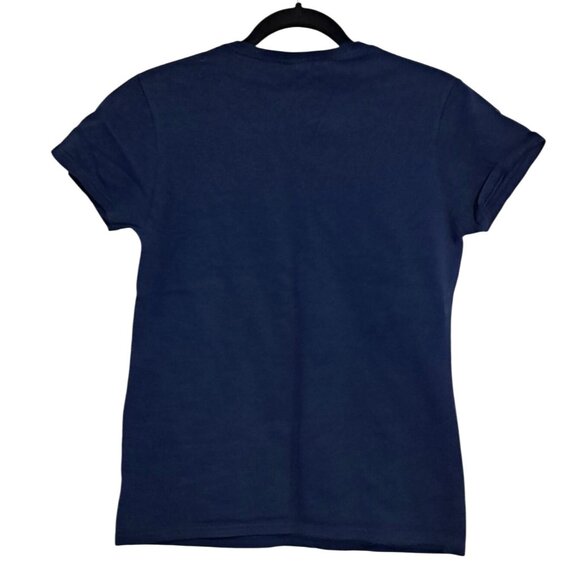 Seahawks This Girl Loves Big Sacks Seahawks D Graphic Tee Navy Medium Gildan Hea - Picture 7 of 11